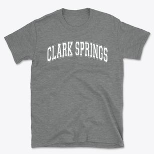 Clark Springs Elementary School Varsity Arch Basic T-Shirt