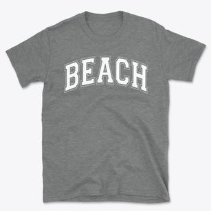 Beach Elementary School Varsity Arch Basic T-Shirt