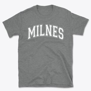 Milnes Elementary School Varsity Arch Basic T-Shirt