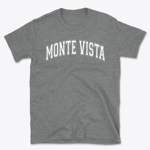 Monte Vista Elementary School Varsity Arch Basic T-Shirt