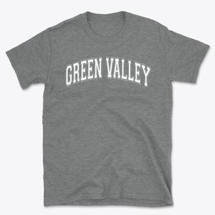 Green Valley Elementary School Varsity Arch Basic T-Shirt