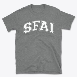San Francisco Art Institute Varsity Arch Basic T-Shirt