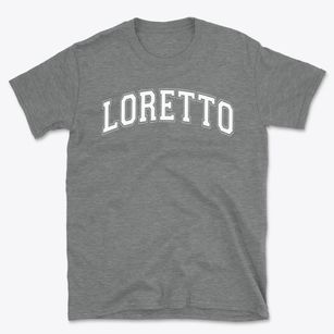 Loretto Early Childhood Center Varsity Arch Basic T-Shirt