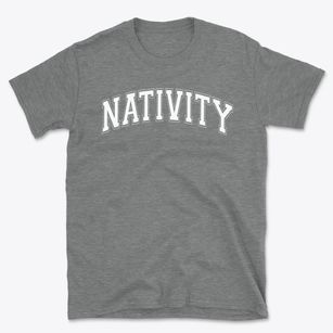 Nativity Of Our Lord Jesus School Varsity Arch Basic T-Shirt