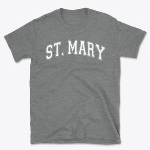 St Mary Parish Varsity Arch Basic T-Shirt