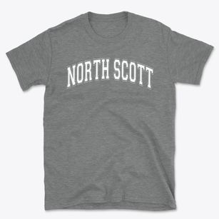 North Scott Junior High School Varsity Arch Basic T-Shirt