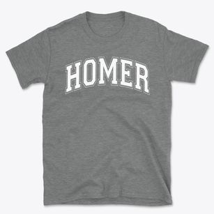 Homer Elementary School Varsity Arch Basic T-Shirt