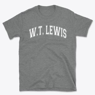 W.t. Lewis Elementary School Varsity Arch Basic T-Shirt