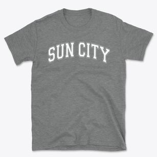 Sun City Elementary School Varsity Arch Basic T-Shirt