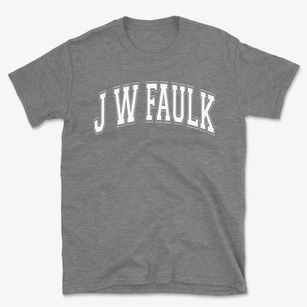 J W Faulk Elementary School Varsity Arch Basic T-Shirt