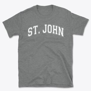 Saint John Early Childhood Center Varsity Arch Basic T-Shirt
