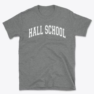 Albert S Hall School Varsity Arch Basic T-Shirt