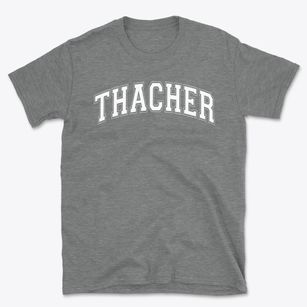 Thacher Montessori School Varsity Arch Basic T-Shirt