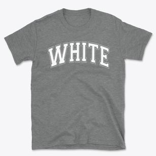 White Elementary School Varsity Arch Basic T-Shirt