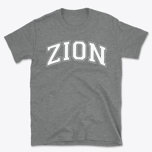 Zion Lutheran School Varsity Arch Basic T-Shirt