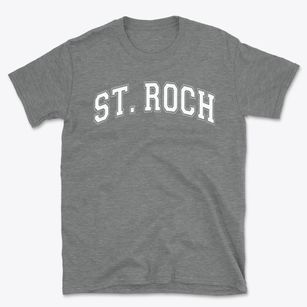St Roch School Varsity Arch Basic T-Shirt