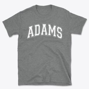 Adams Elementary School Varsity Arch Basic T-Shirt