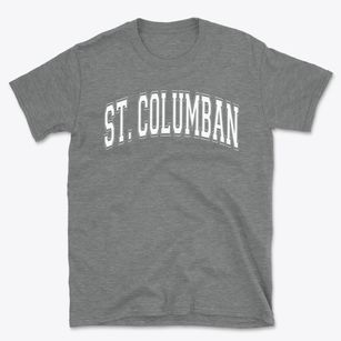 Saint Columban School Varsity Arch Basic T-Shirt