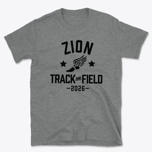 Zion Lutheran School Track and Field Basic T-Shirt