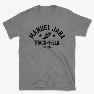 Manuel Jara Elementary School Track and Field Basic T-Shirt