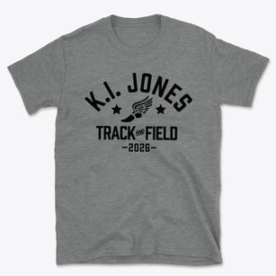 K.i. Jones Elementary School Track and Field Basic T-Shirt