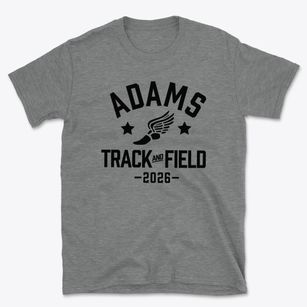 Adams Elementary School Track and Field Basic T-Shirt