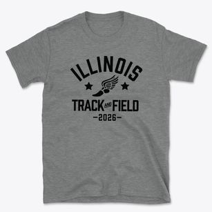 Illinois Elementary School Track and Field Basic T-Shirt