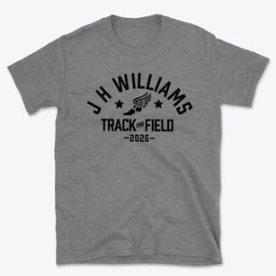 J H Williams Middle School Track and Field Basic T-Shirt