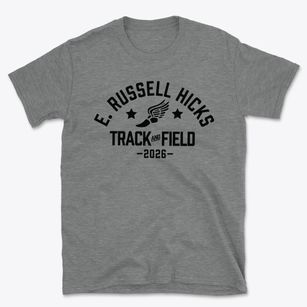 E. Russell Hicks Middle School Track and Field Basic T-Shirt