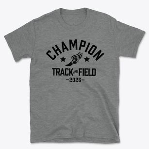 Champion Christian School Track and Field Basic T-Shirt