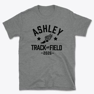 Ashley High School Track and Field Basic T-Shirt