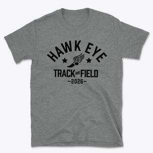 Hawk Eye Elementary School Track and Field Basic T-Shirt