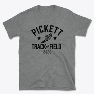 Pickett Center Elementary School Track and Field Basic T-Shirt