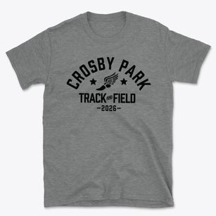 Crosby Park Elementary School Track and Field Basic T-Shirt