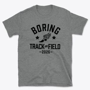 Boring Middle School Track and Field Basic T-Shirt