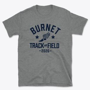 Burnet Middle School Track and Field Basic T-Shirt
