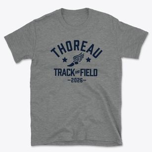 Thoreau Middle School Track and Field Basic T-Shirt