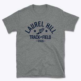 Laurel Hill Elementary School Track and Field Basic T-Shirt