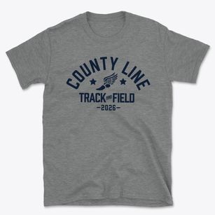 County Line Elementary School Track and Field Basic T-Shirt