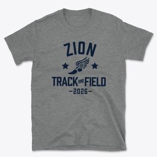 Zion Lutheran School Track and Field Basic T-Shirt