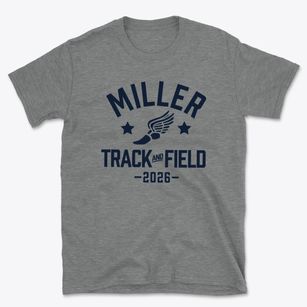 Miller Middle School Track and Field Basic T-Shirt