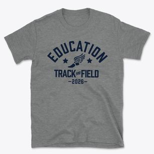 Education.com Track and Field Basic T-Shirt