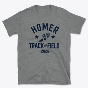 Homer Charter School Track and Field Basic T-Shirt