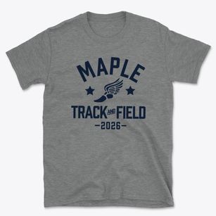 Maple Elementary School Track and Field Basic T-Shirt