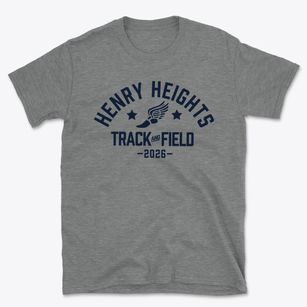 Henry Heights Elementary School Track and Field Basic T-Shirt
