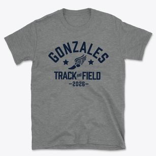 Gonzales Baptist Academy Track and Field Basic T-Shirt