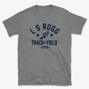 L S Rugg Elementary School Track and Field Basic T-Shirt