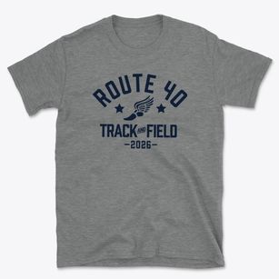 Route 40 Elementary School Track and Field Basic T-Shirt