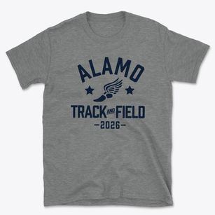 Alamo Elementary School Track and Field Basic T-Shirt
