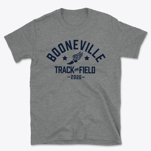 Booneville Middle School Track and Field Basic T-Shirt